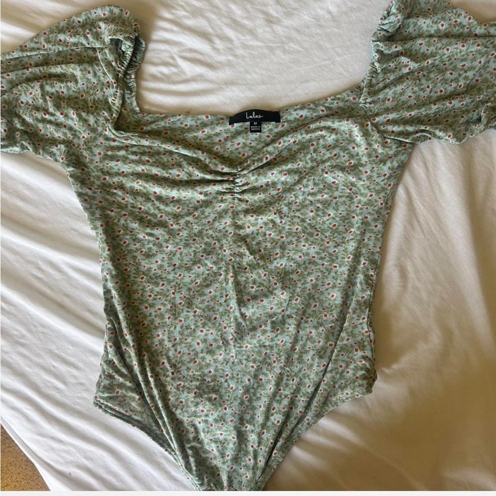 Lulu’s floral bodysuit